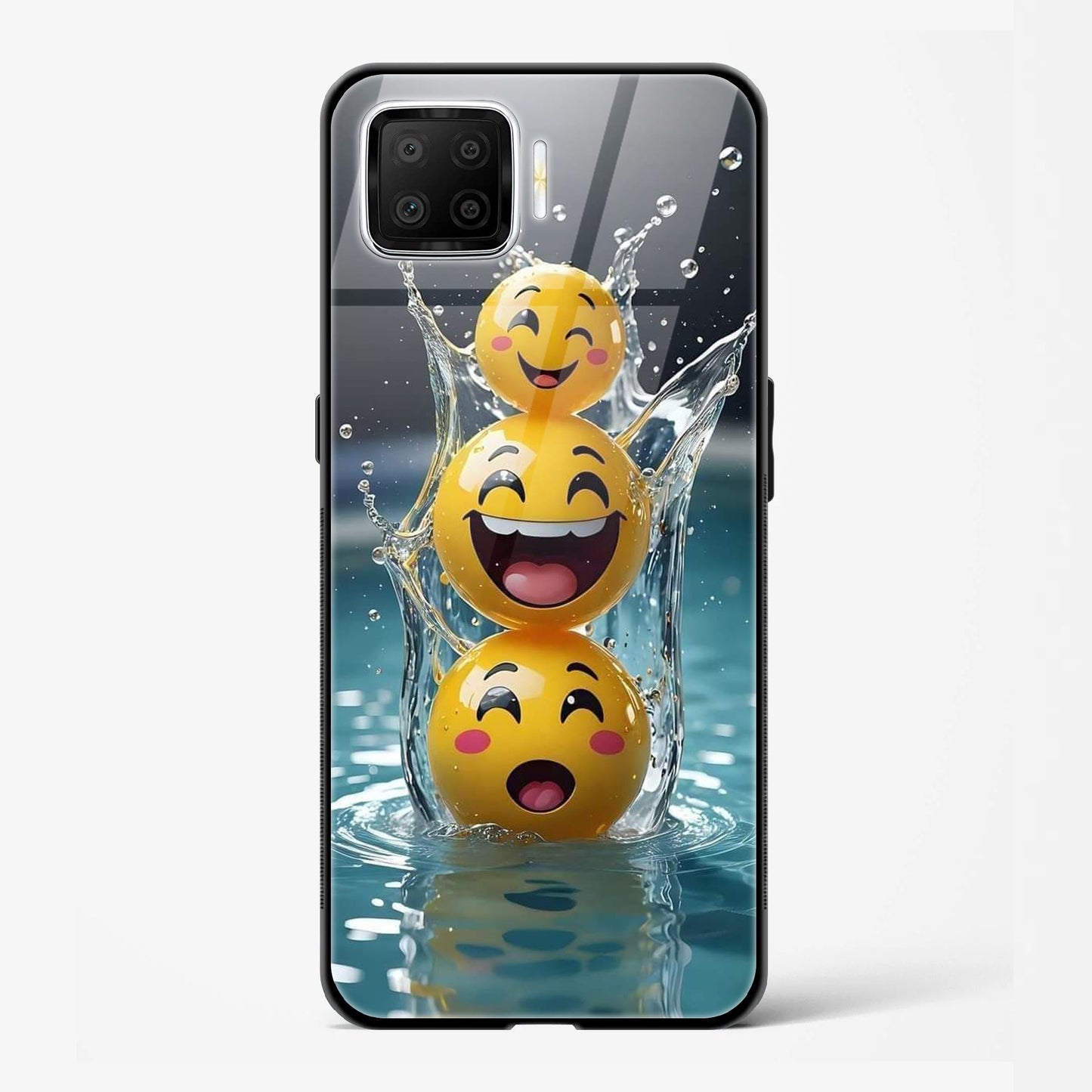 Back Cover for Oppo F17 Premium Glass Mobile Back Case - Mypcwala