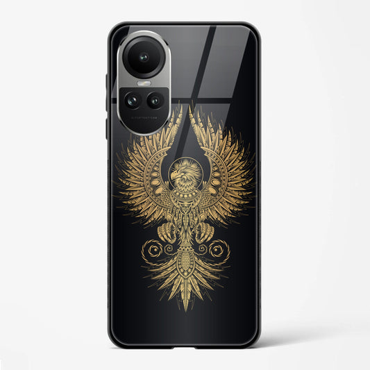 Back Cover for Oppo Reno 10 Premium Glass Mobile Back Case - Mypcwala