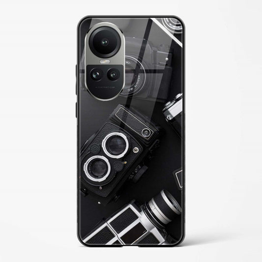 Back Cover for Oppo Reno 10 Premium Glass Mobile Back Case - Mypcwala