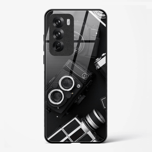 Back Cover for Oppo Reno 12 Premium Glass Mobile Back Case - Mypcwala