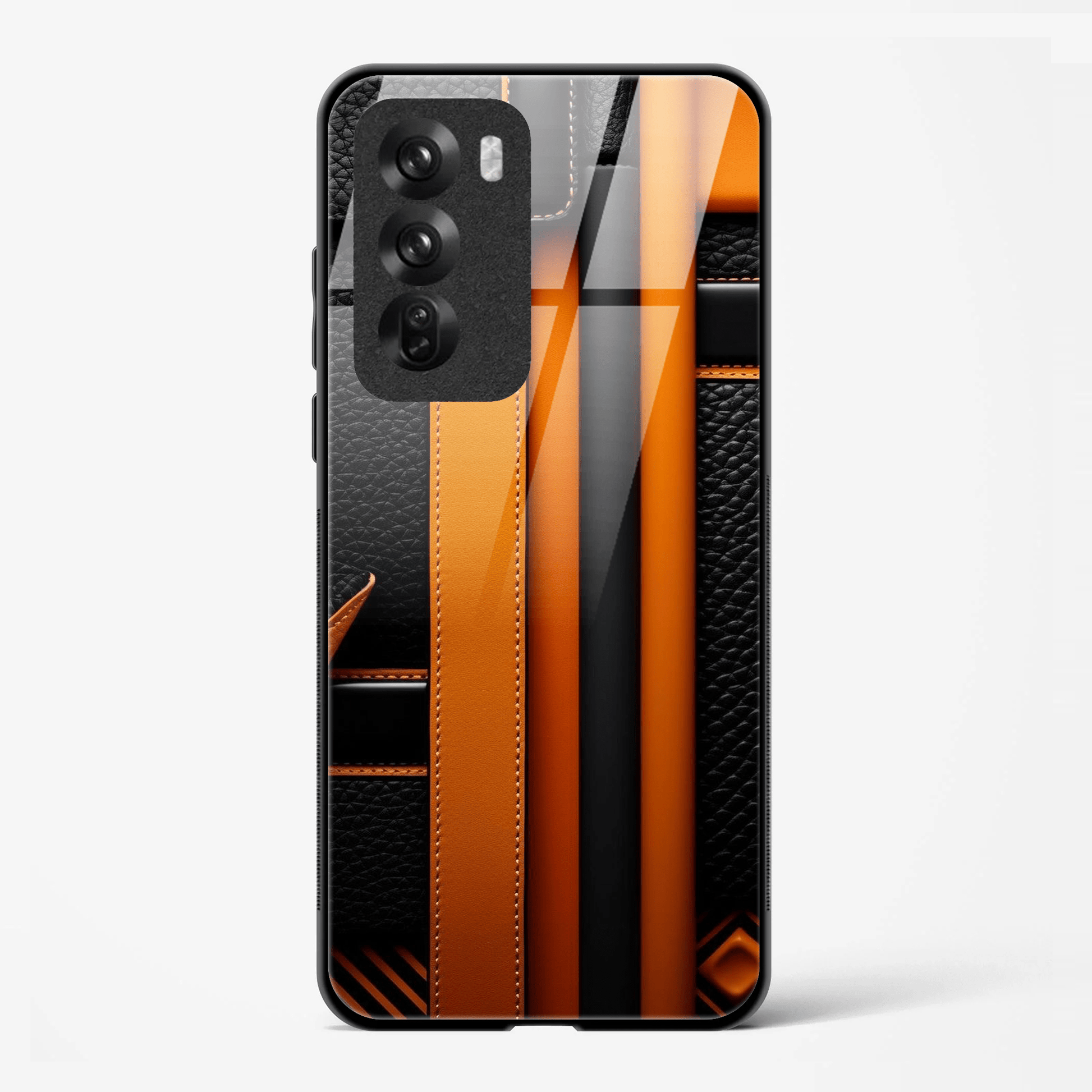 Back Cover for Oppo Reno 12 Premium Glass Mobile Back Case - Mypcwala