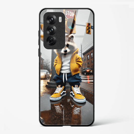 Back Cover for Oppo Reno 12 Premium Glass Mobile Back Case - Mypcwala