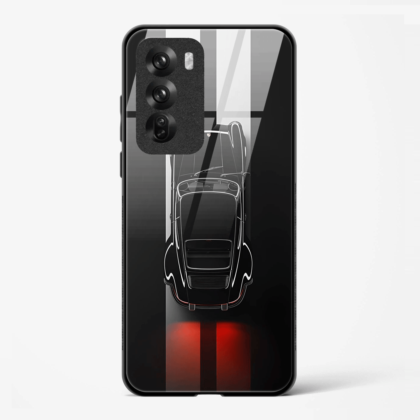 Back Cover for Oppo Reno 12 Premium Glass Mobile Back Case - Mypcwala