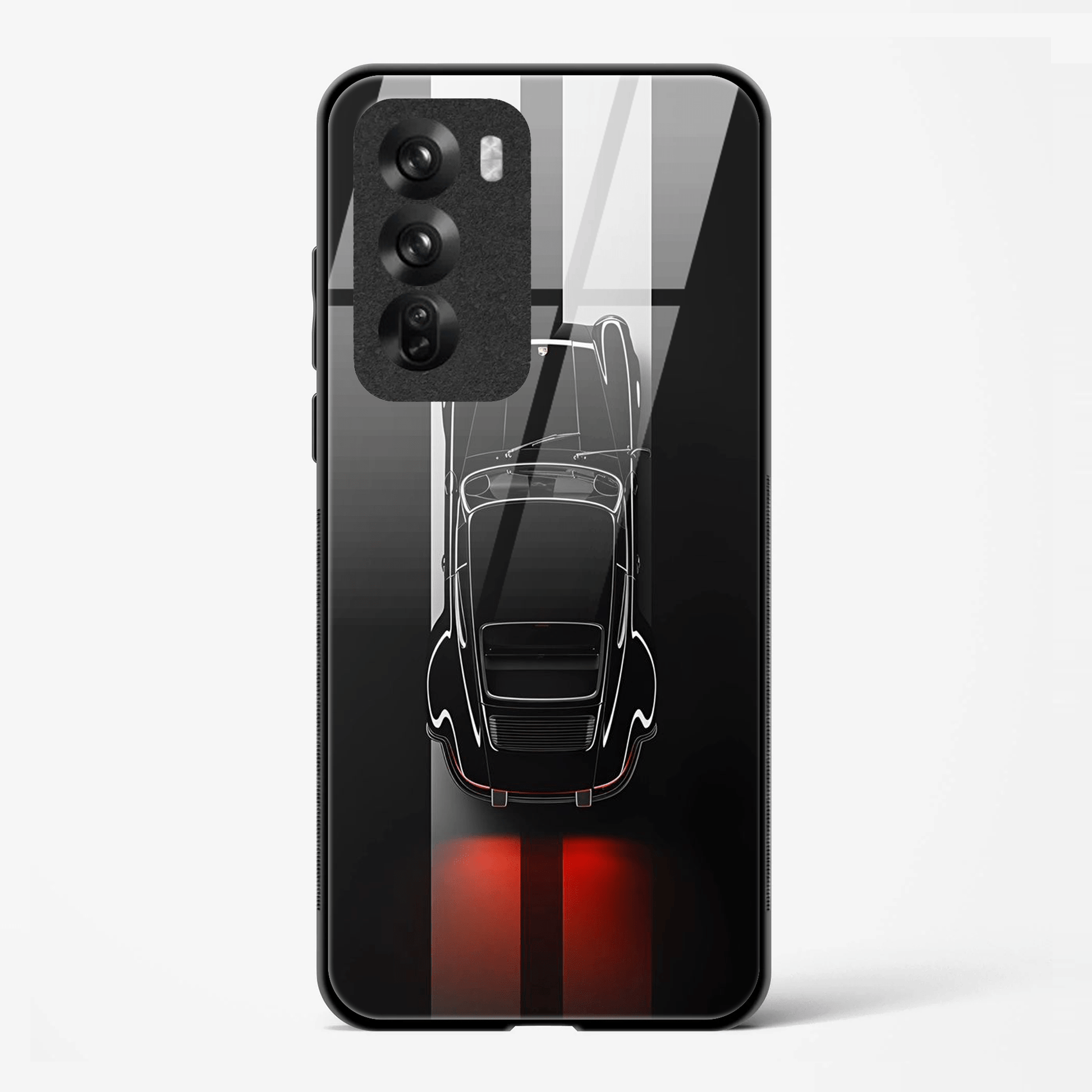 Back Cover for Oppo Reno 12 Premium Glass Mobile Back Case - Mypcwala