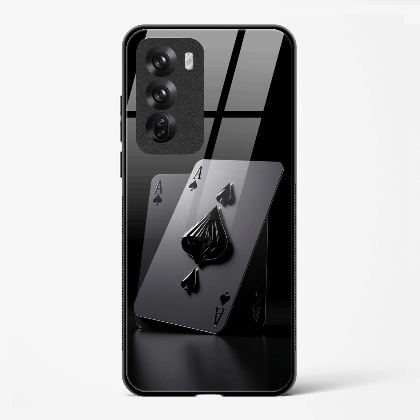 Back Cover for Oppo Reno 12 Premium Glass Mobile Back Case - Mypcwala