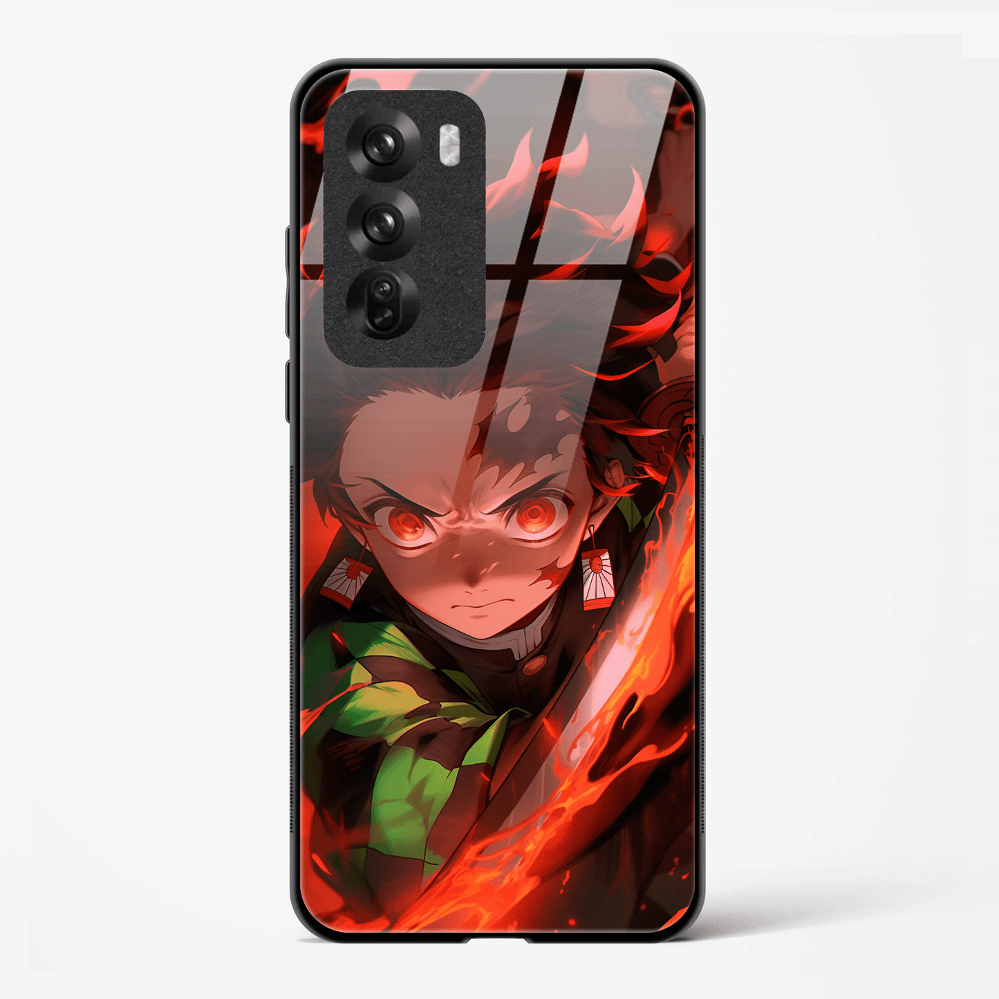 Back Cover for Oppo Reno 12 Premium Glass Mobile Back Case - Mypcwala