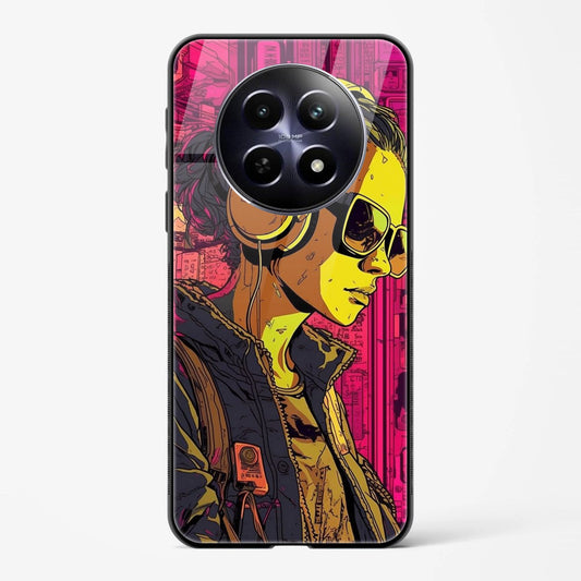 Back Cover for Realme 12 5G Premium Glass Mobile Back Case - Mypcwala