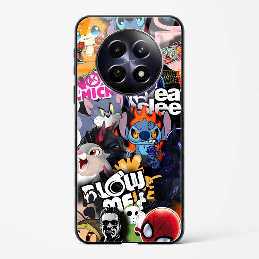 Back Cover for Realme 12 5G Premium Glass Mobile Back Case - Mypcwala