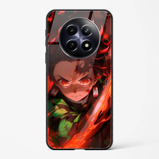 Back Cover for Realme 12 5G Premium Glass Mobile Back Case - Mypcwala