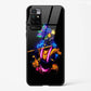 Back Cover For Redmi 10 Prime Premium Glass Lord Krishna Designed Mobile Case & Cover - Mypcwala