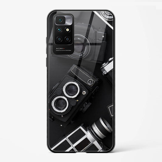 Back Cover For Redmi 10 Prime Premium Glass Photoshoot Camera Designed Mobile Case & Cover - Mypcwala