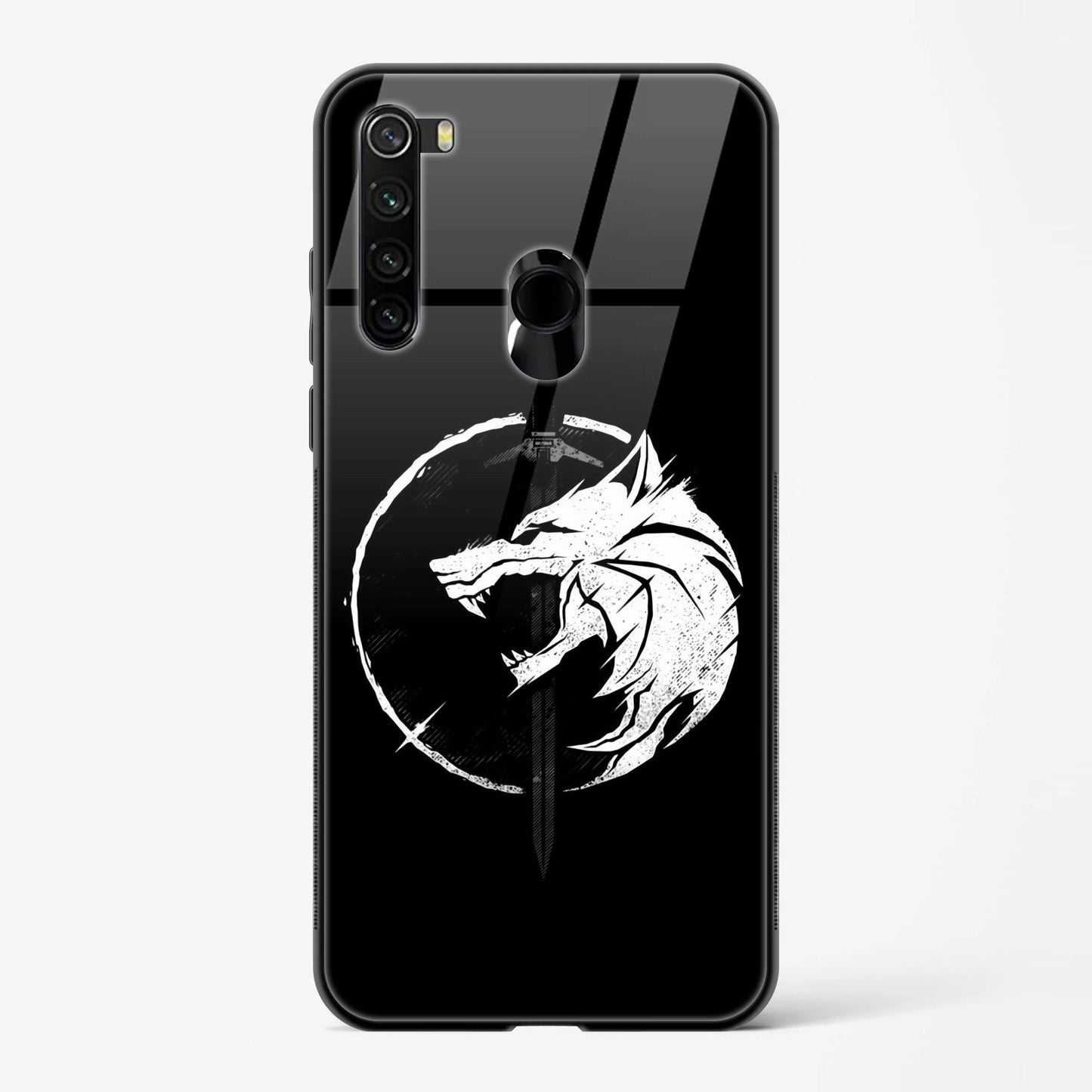 Back Cover for Redmi Note 8 Premium Designed Glass Mobile Back Case - Mypcwala