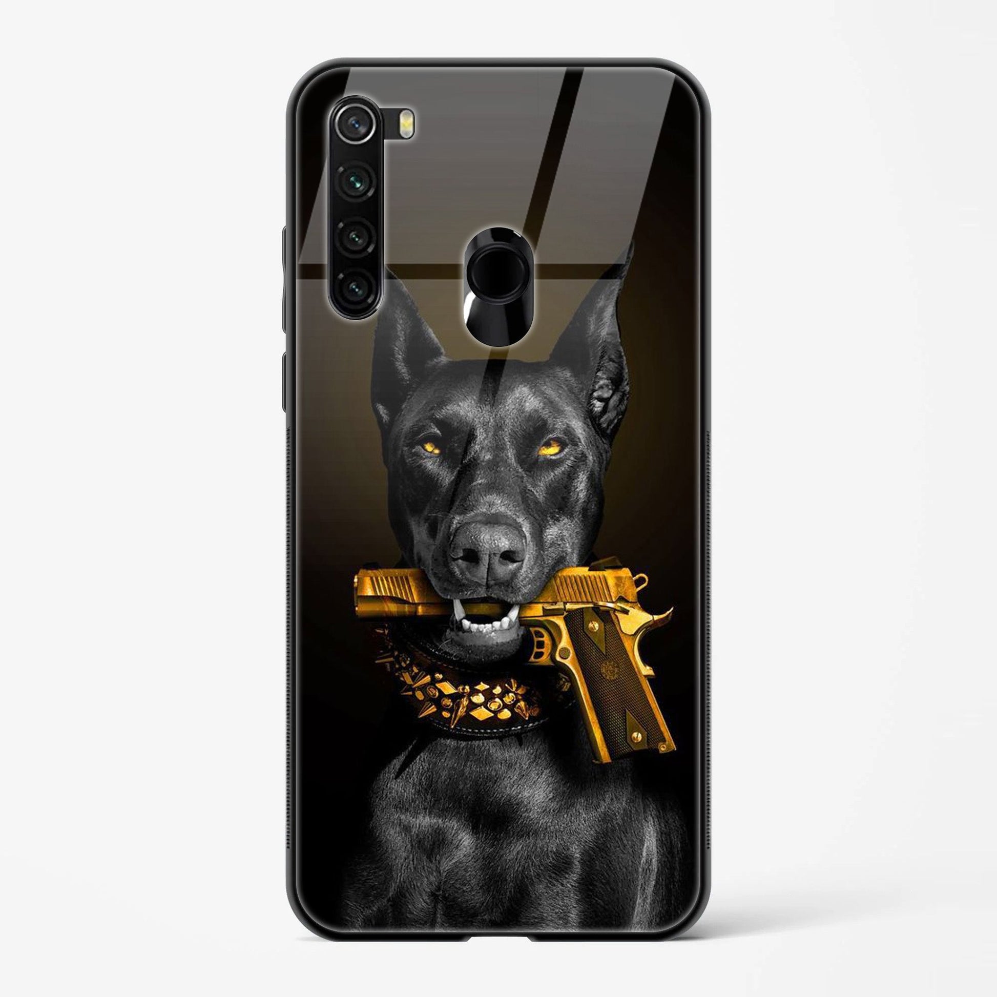 Back Cover for Redmi Note 8 Premium Designed Glass Mobile Back Case - Mypcwala