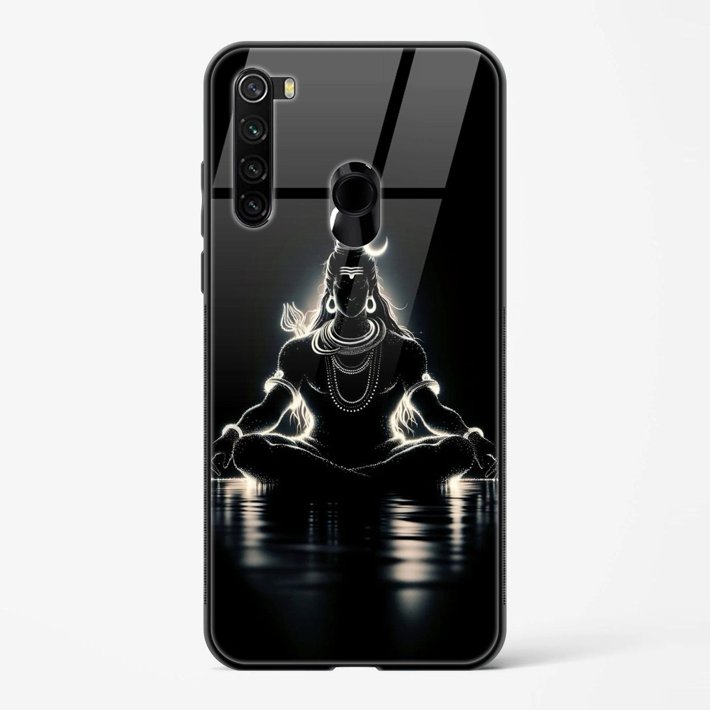 Back Cover for Redmi Note 8 Premium Designed Glass Mobile Back Case - Mypcwala