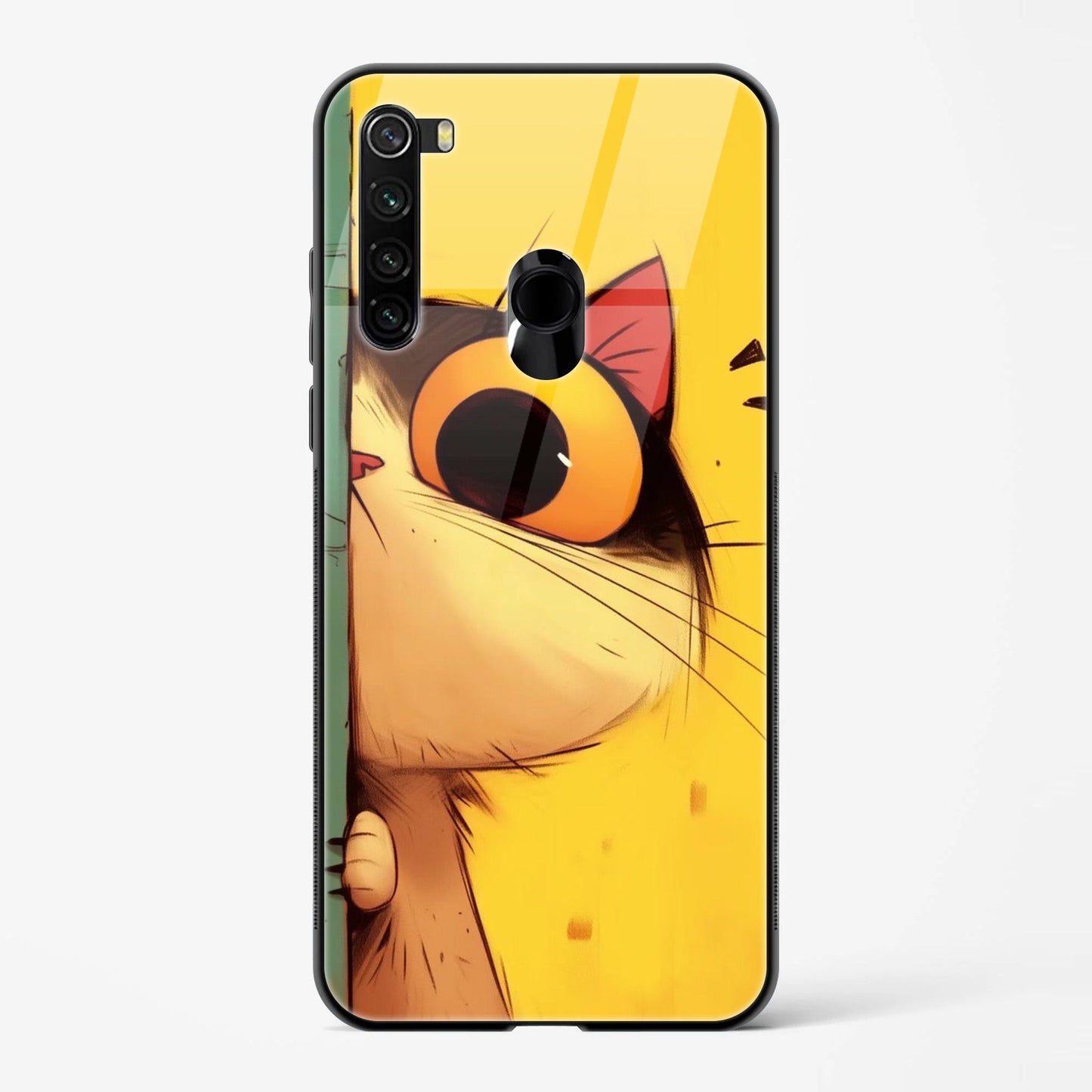 Back Cover for Redmi Note 8 Premium Designed Glass Mobile Back Case - Mypcwala