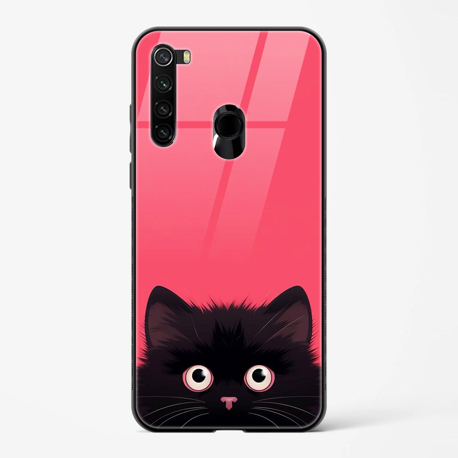 Back Cover for Redmi Note 8 Premium Designed Glass Mobile Back Case - Mypcwala