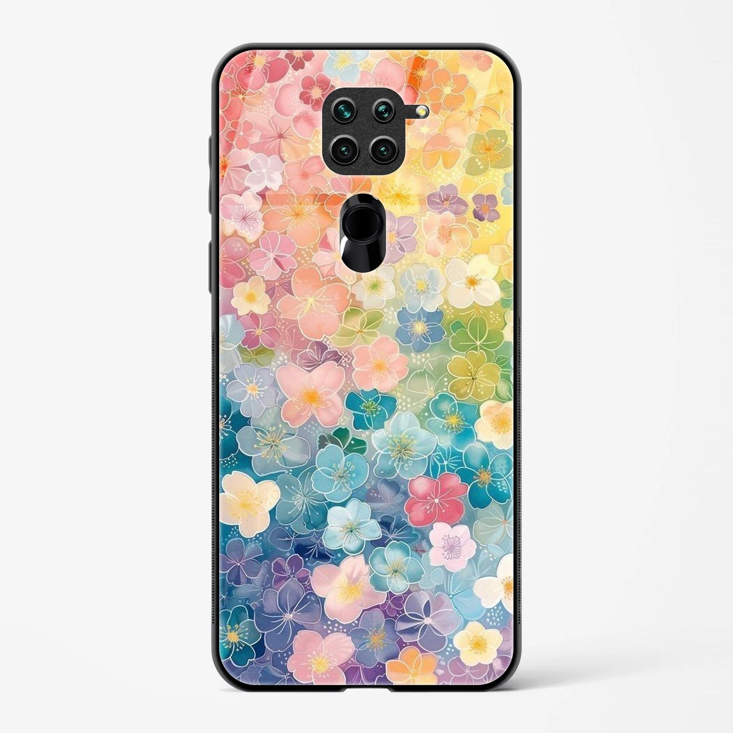 Back Cover For Redmi Note 9 Premium Glass Designed Mobile Back Case & Cover - Mypcwala