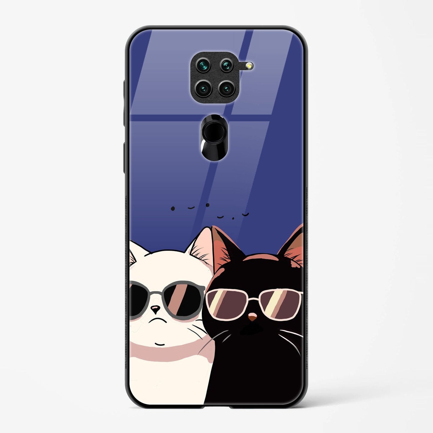 Back Cover For Redmi Note 9 Premium Glass Designed Mobile Back Case & Cover - Mypcwala