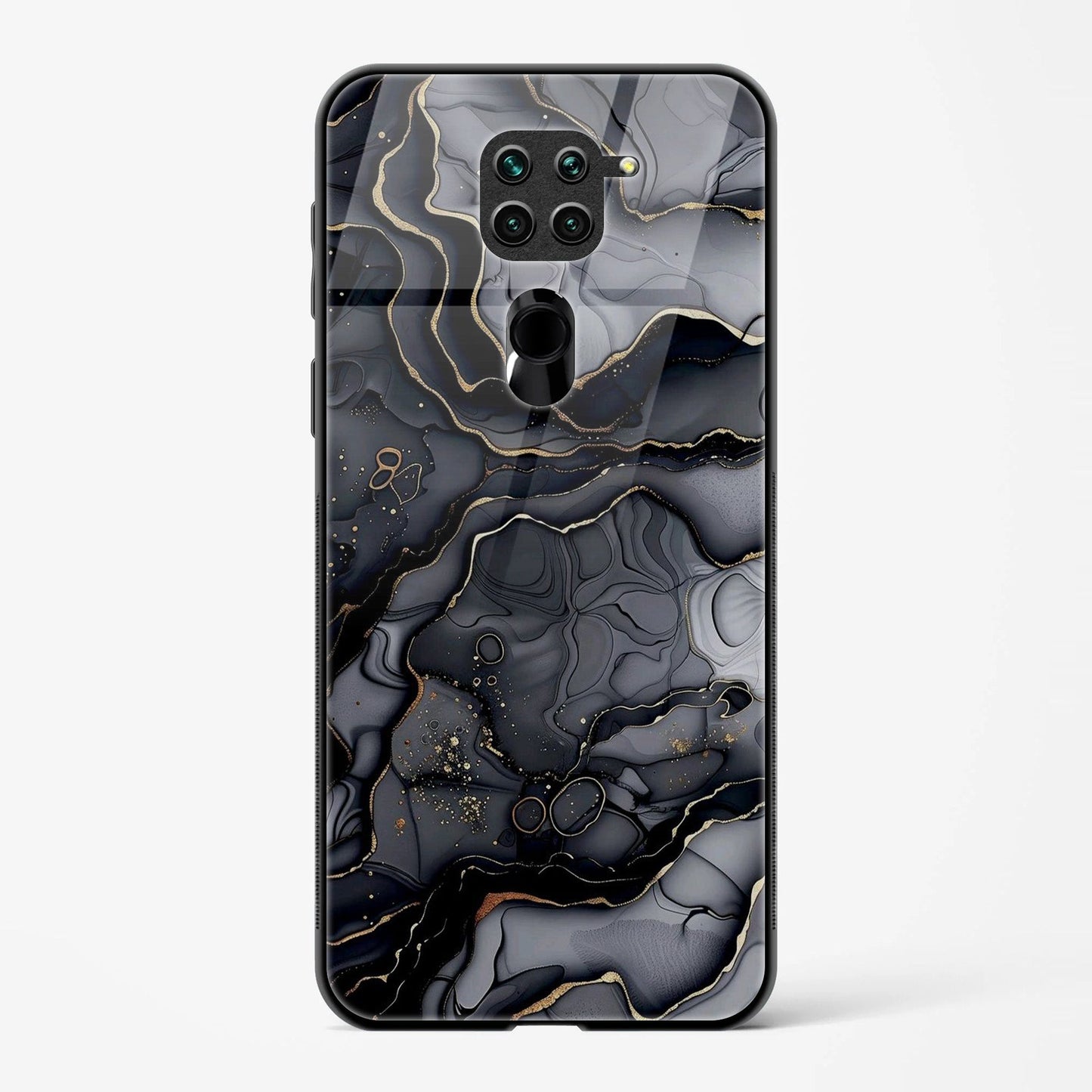 Back Cover For Redmi Note 9 Premium Glass Designed Mobile Back Case & Cover - Mypcwala