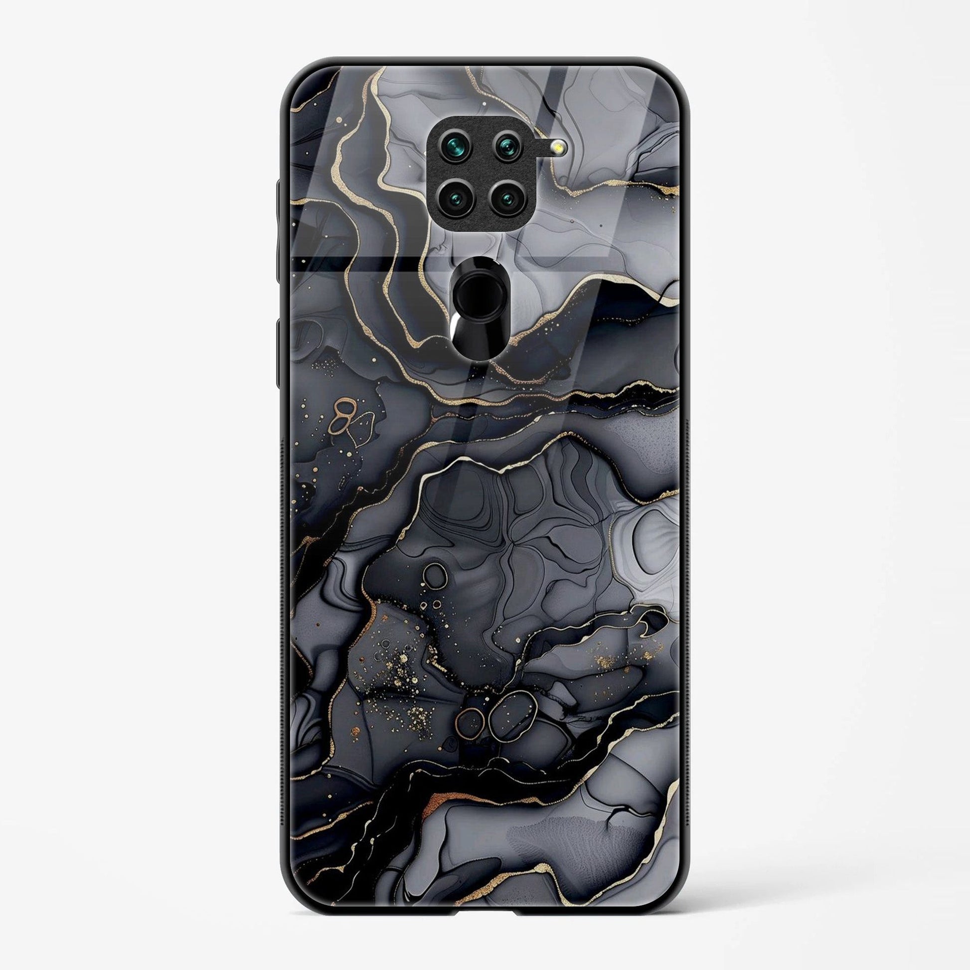 Back Cover For Redmi Note 9 Premium Glass Designed Mobile Back Case & Cover - Mypcwala