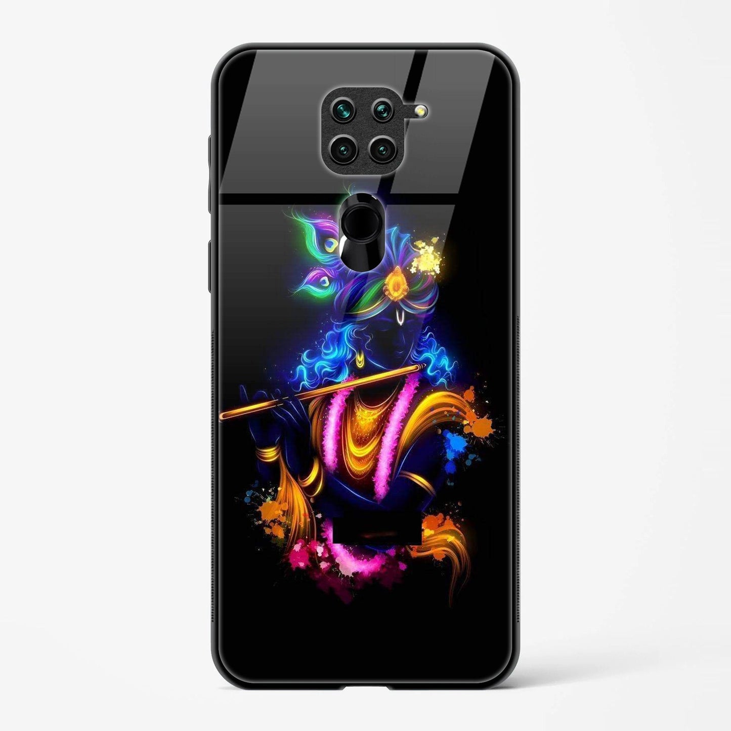 Back Cover For Redmi Note 9 Premium Glass Designed Mobile Back Case & Cover - Mypcwala