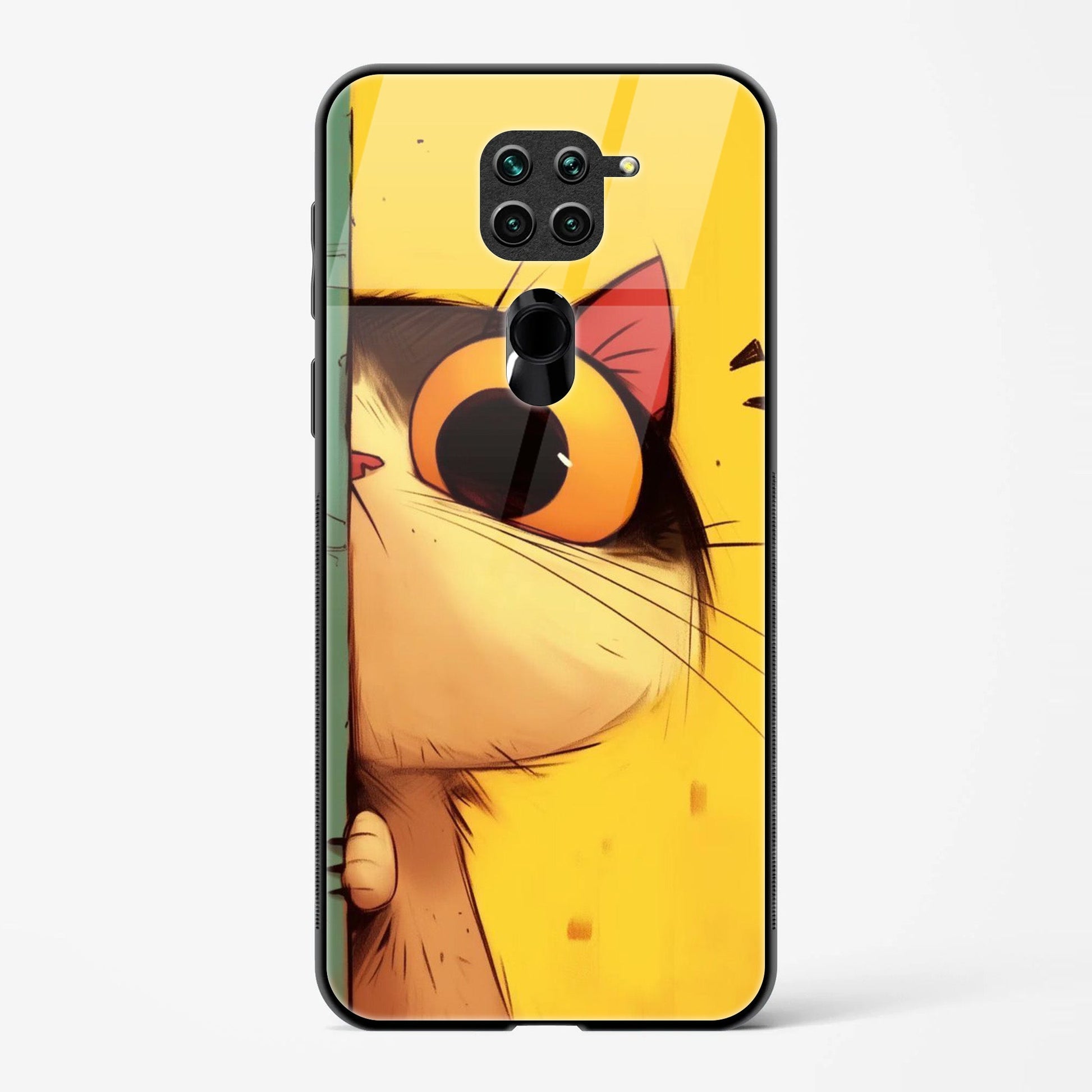 Back Cover For Redmi Note 9 Premium Glass Designed Mobile Back Case & Cover - Mypcwala