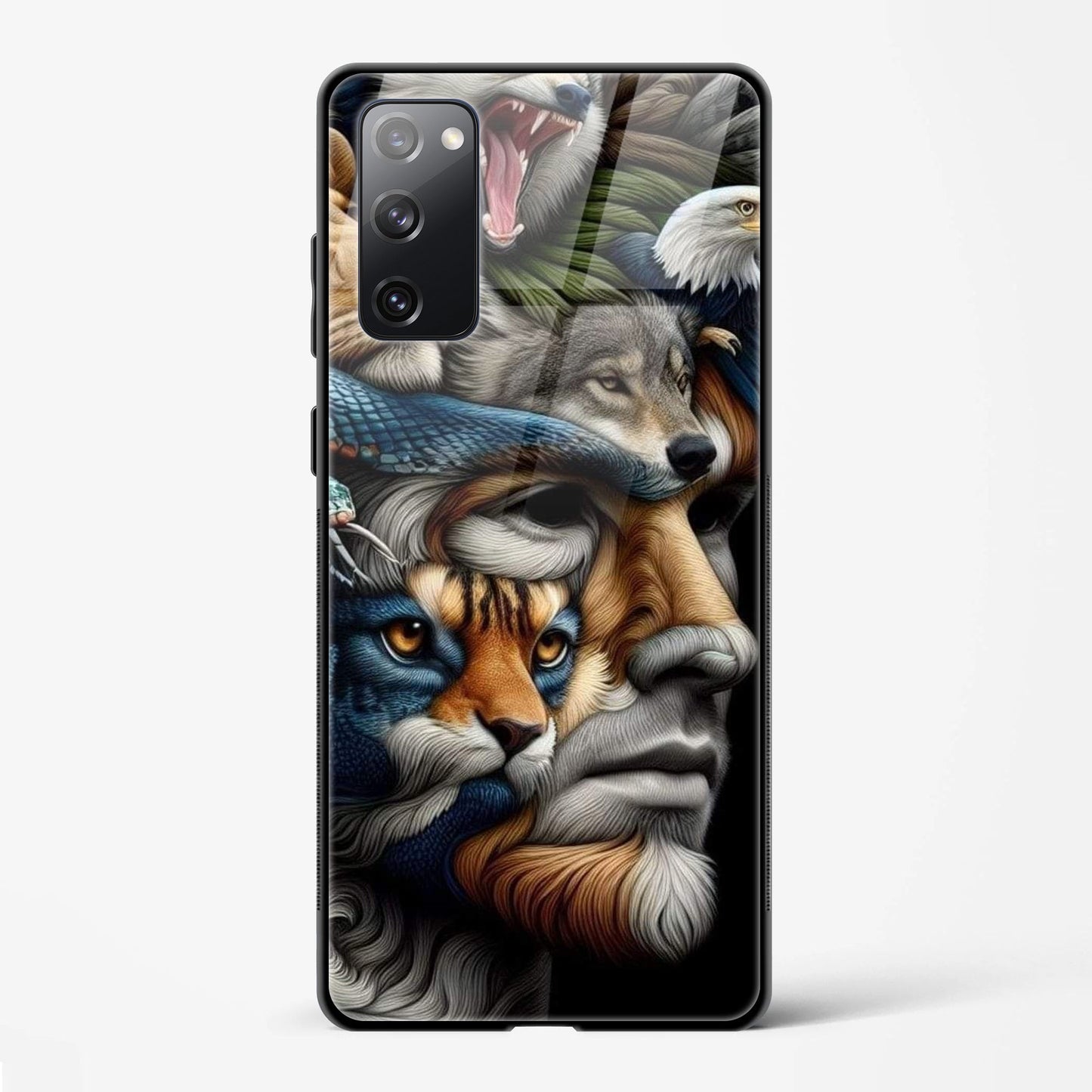 Back Cover for Samsung Galaxy S20 FE Premium Designer Glass Mobile Back Case - Mypcwala