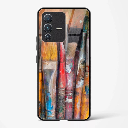 Back Cover for Vivo V23 Premium Tempered Glass Mobile Back Case - Mypcwala