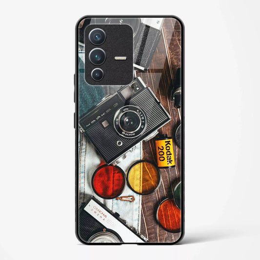 Back Cover for Vivo V23 Premium Tempered Glass Mobile Back Case - Mypcwala