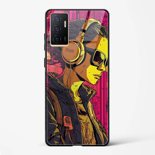 Back Cover for Vivo V23E Premium Glass Mobile Back Case - Mypcwala