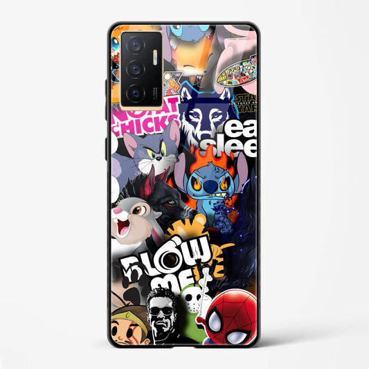 Back Cover for Vivo V23E Premium Glass Mobile Back Case - Mypcwala