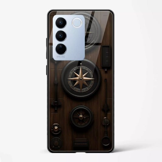 Back Cover for Vivo V27 5G Premium Glass Mobile Back Case - Mypcwala