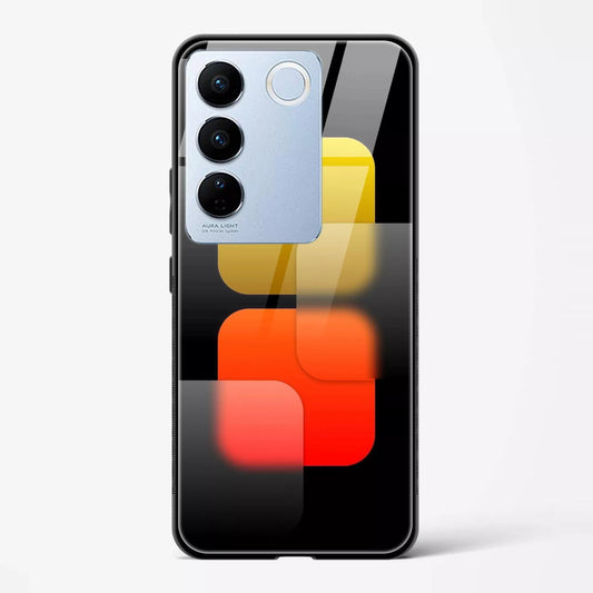 Back Cover for Vivo V29 Premium Glass Mobile Back Case - Mypcwala