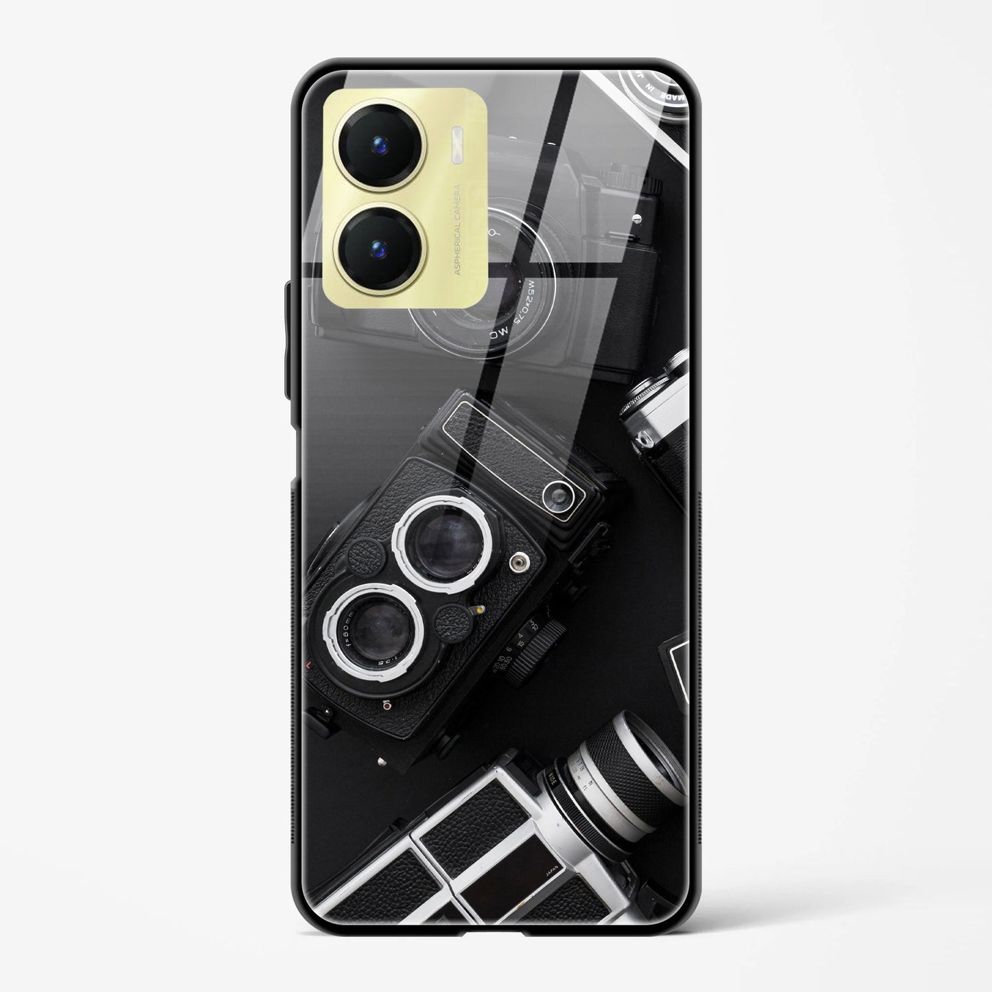 Back Cover for Vivo V29E Premium Glass Mobile Back Case - Mypcwala