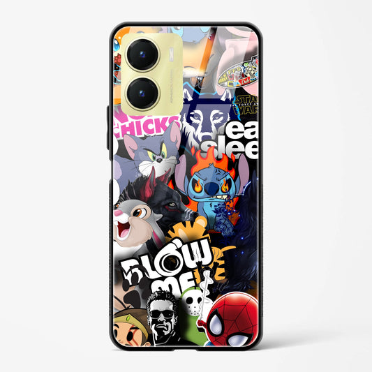 Back Cover for Vivo V29E Premium Glass Mobile Back Case - Mypcwala