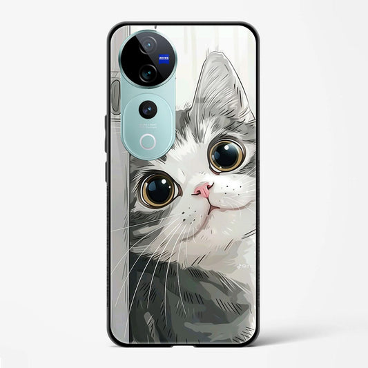 Back Cover for Vivo V40 5G Premium Designer Mobile Glass Cases & Cover - Mypcwala