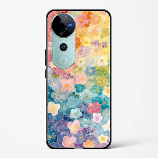 Back Cover for Vivo V40 5G Premium Designer Mobile Glass Cases & Cover - Mypcwala