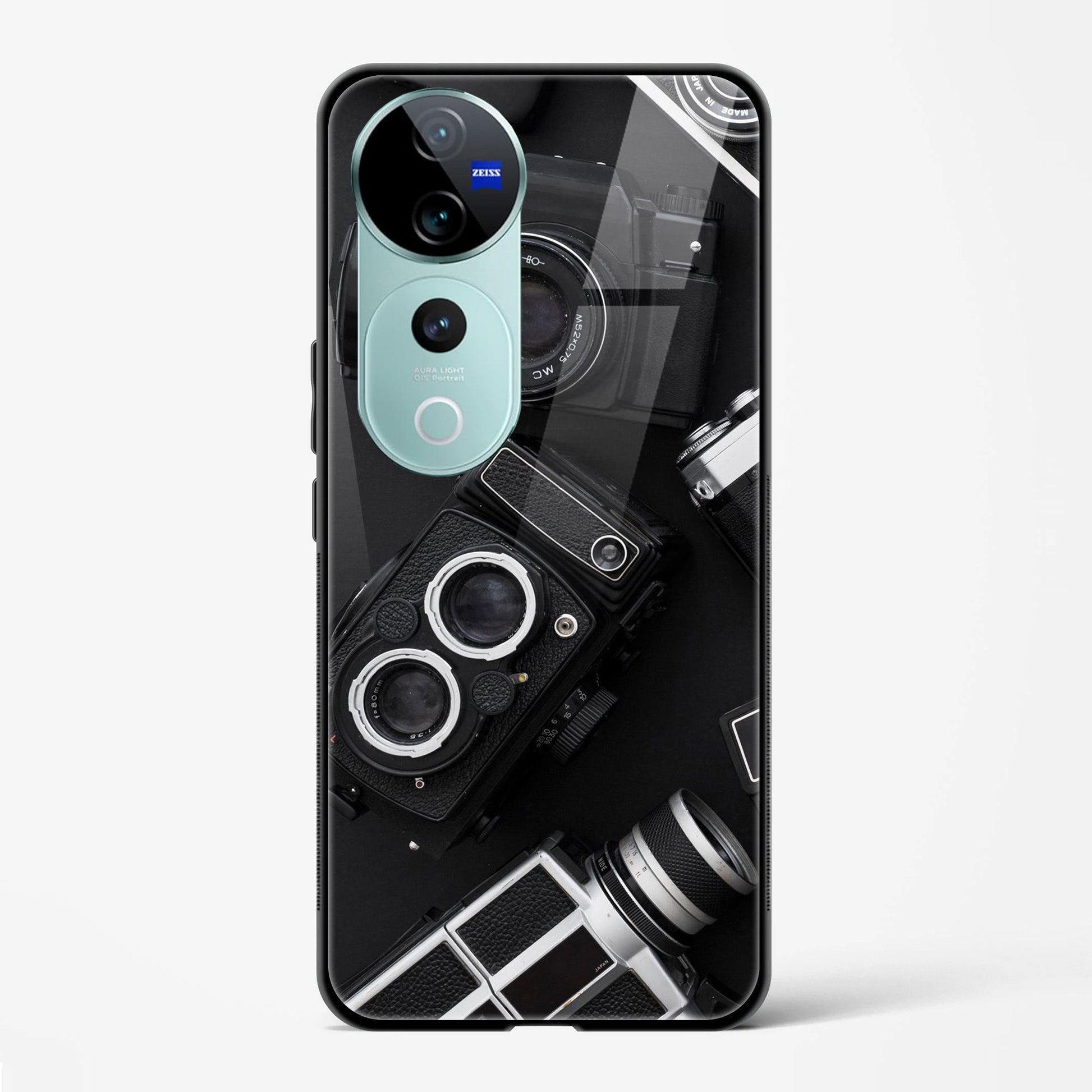 Back Cover for Vivo V40 5G Premium Designer Mobile Glass Cases & Cover - Mypcwala