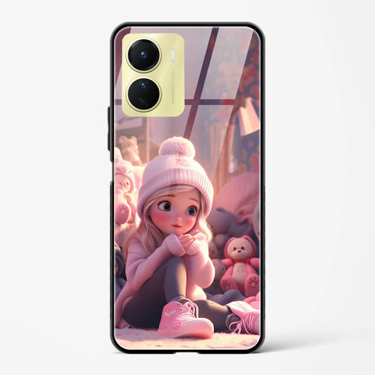 Back Cover for Vivo Y16 Premium Glass Mobile Back Case - Mypcwala