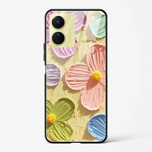 Back Cover for Vivo Y16 Premium Glass Mobile Back Case - Mypcwala