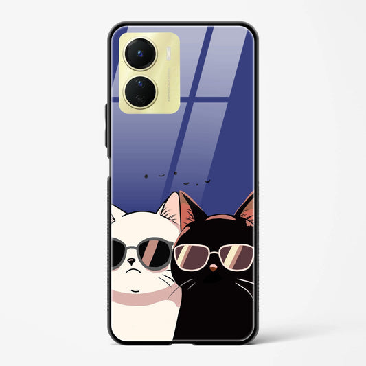 Back Cover for Vivo Y16 Premium Glass Mobile Back Case - Mypcwala