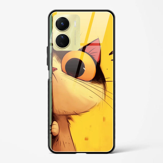 Back Cover for Vivo Y16 Premium Glass Mobile Back Case - Mypcwala