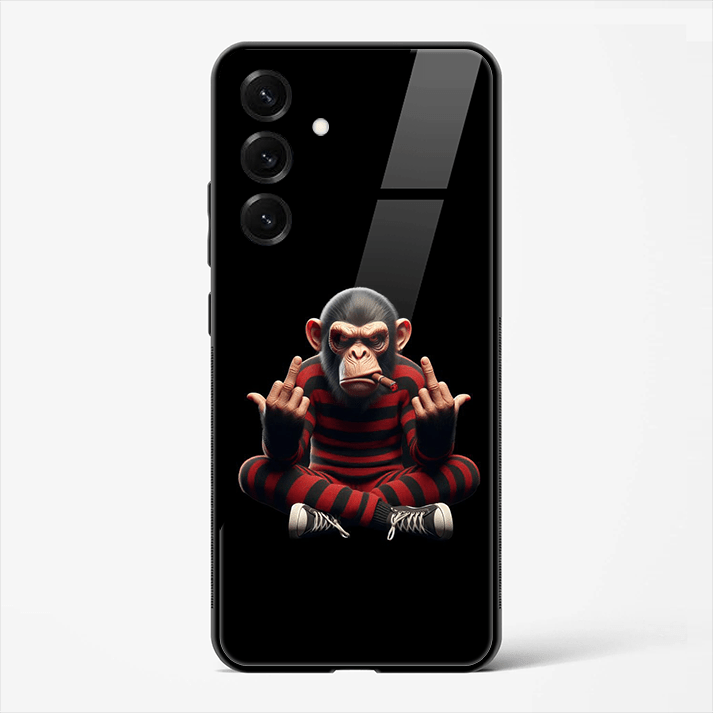 Bad Ape Mode Street Style Premium Glass Phone Cover for Samsung Galaxy S25 - DHARM IT PRIVATE LIMITED