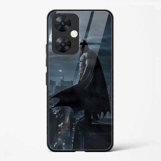 Batman Design Printed Glass Mobile Back Case Compatible for Redmi 13C | TPU Shock - Resistant Soft Edge | 360° Protection - Mypcwala