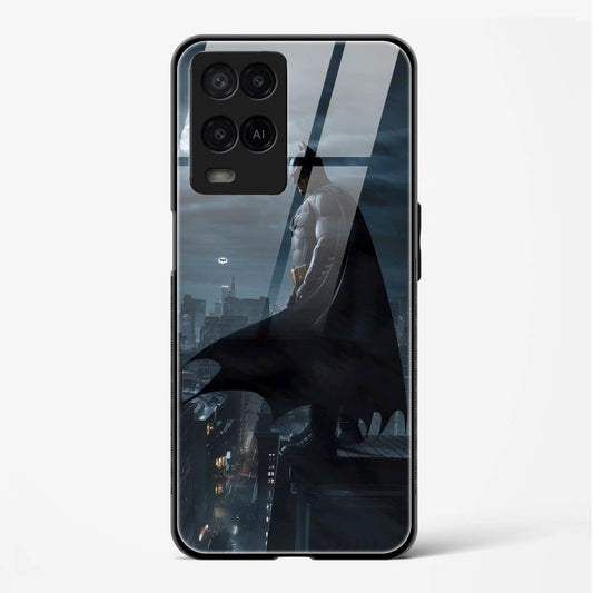 Batman Printed Back Glass Cover for Compatible with Oppo A54 Attractive and Uniquely Crafted Smartphone Case - Mypcwala