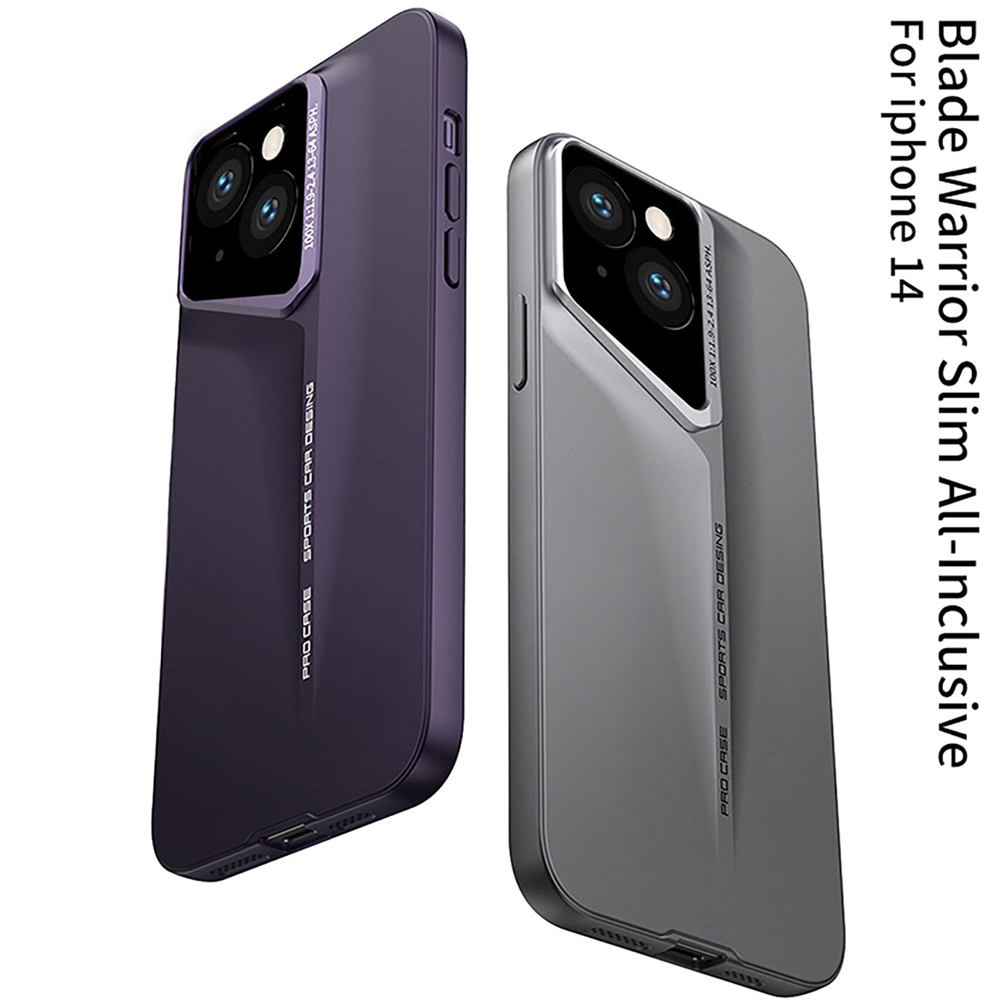 Blade Series Slim Hard Back Case/Cover for iPhone 14 Series - (Hard PC | Polycarbonate) - Mypcwala