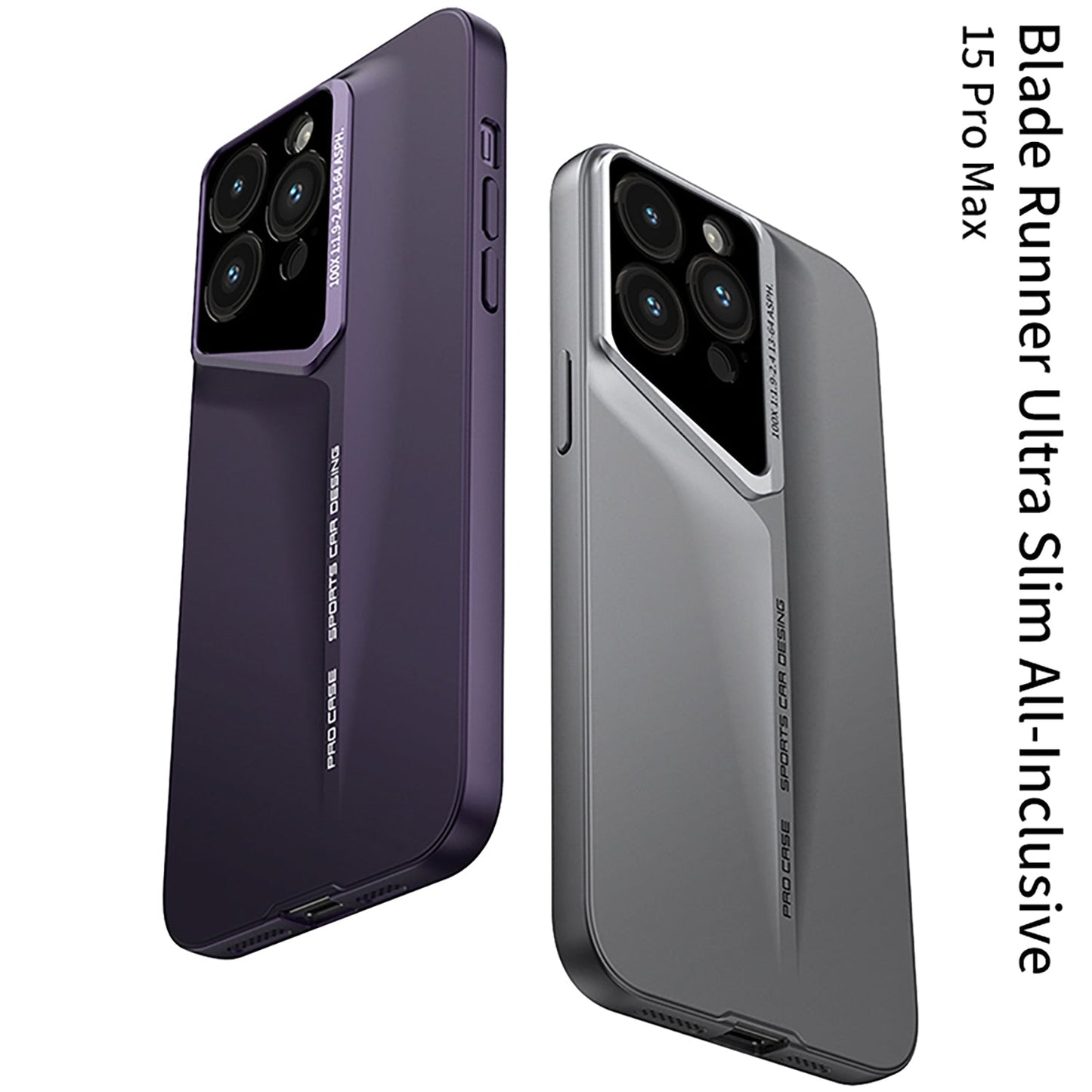 Blade Series Slim Hard Back Case/Cover for iPhone 15 Pro Max Series - (Hard PC | Polycarbonate) - Mypcwala