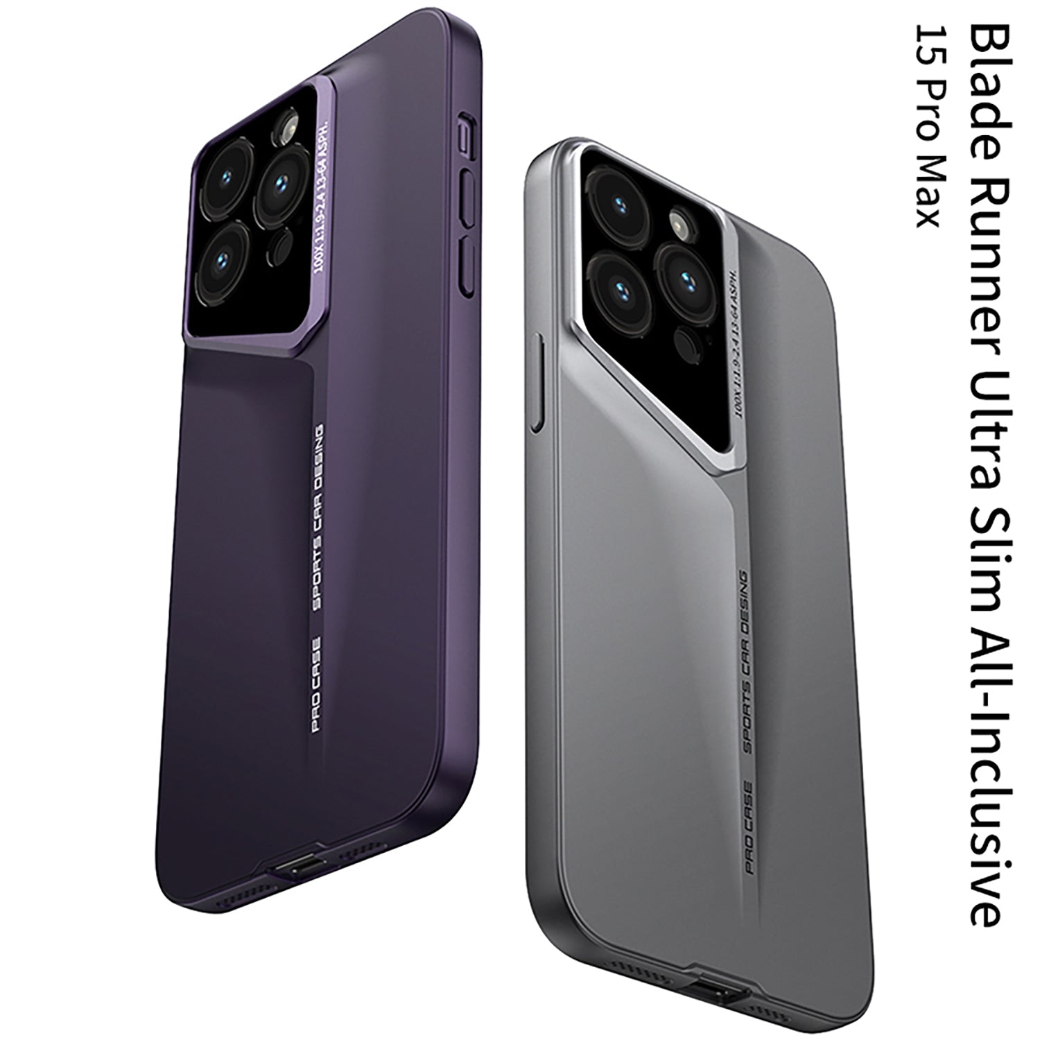 Blade Series Slim Hard Back Case/Cover for iPhone 15 Pro Max Series - (Hard PC | Polycarbonate) - Mypcwala