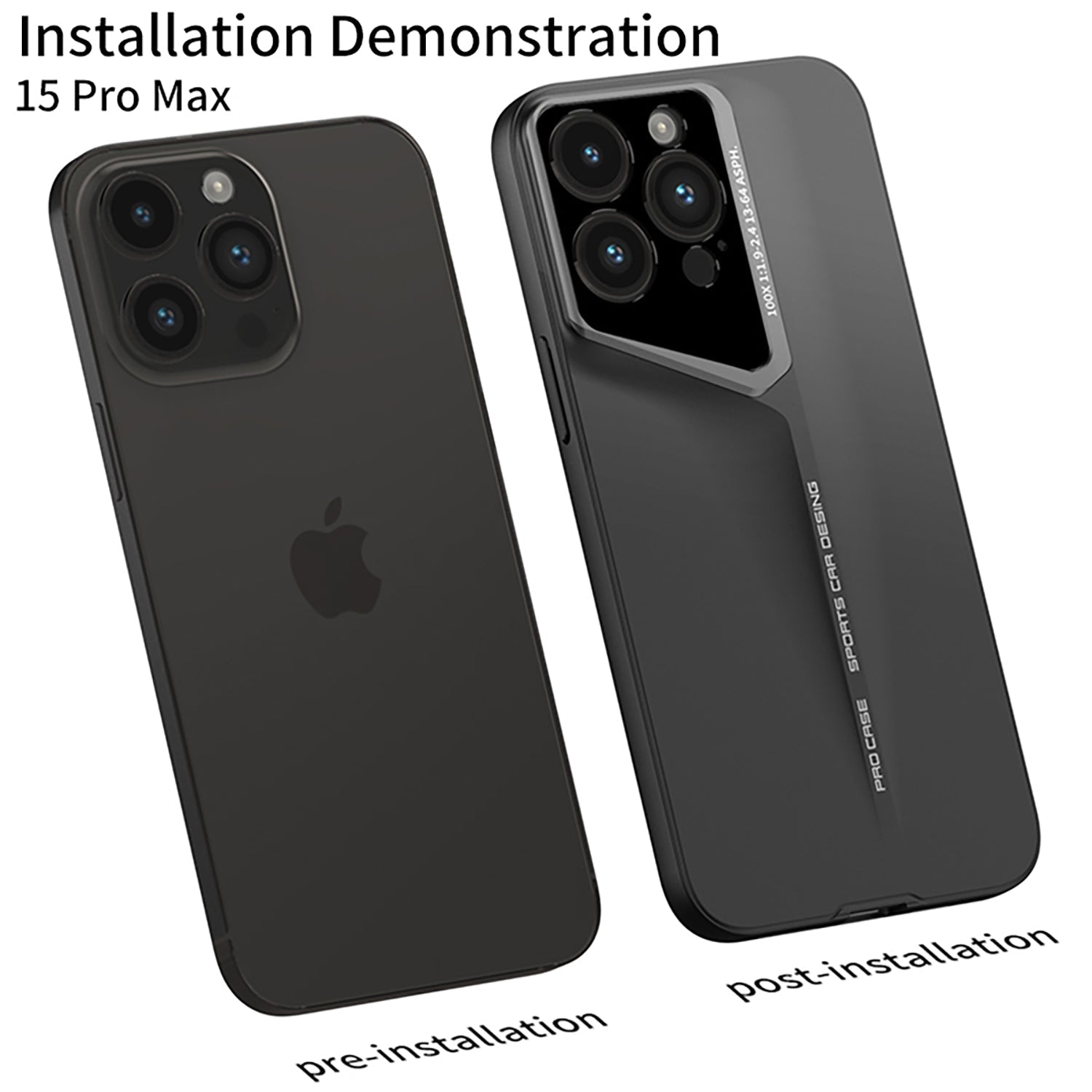 Blade Series Slim Hard Back Case/Cover for iPhone 15 Pro Max Series - (Hard PC | Polycarbonate) - Mypcwala