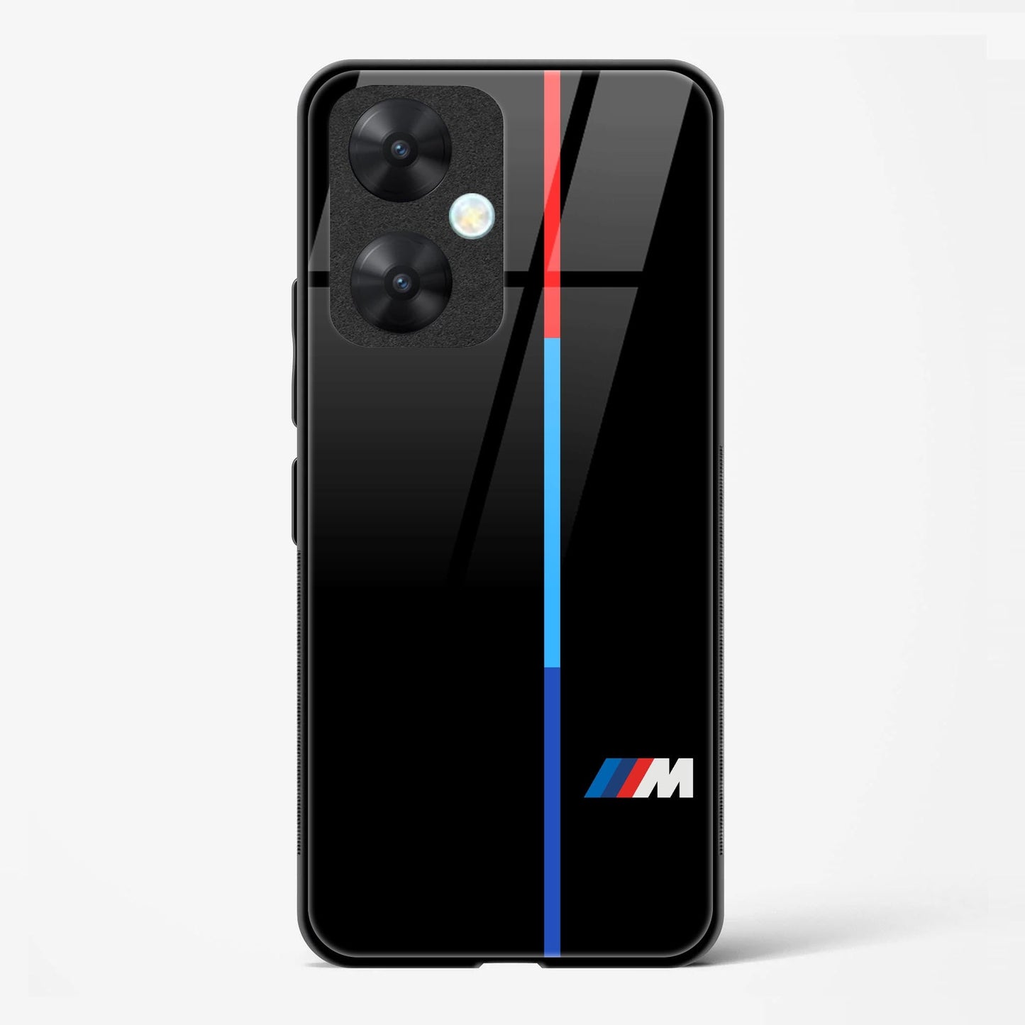 BMW Car Design Printed Glass Mobile Back Case Compatible for Redmi 13C | TPU Shock - Resistant Soft Edge | 360° Protection - Mypcwala